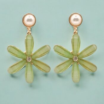 Lot de 20 paires (soit 1,60€ la paire) : Boucles d'oreilles "FLEUR-COEUR-ETOILE-CREOLE PERLES" aux couleurs mélangées – Image 3