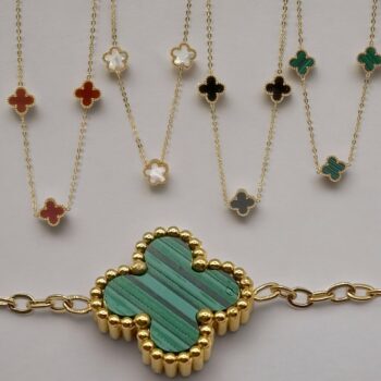 Lot de 10 (2,10€ unité) : Colliers Dorés Avec Pendentif - Acier Inoxydable
