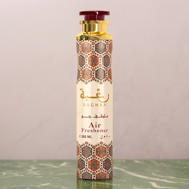 desodorisant lattafa 300ml air freshener raghba 1 Lot de 12 (Soit 2,95€ pièce) : Bon Mélange de Désodorisant - 300ml – Image 6