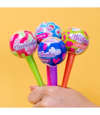 Présentoir de 24 (1,95€ pièce) : Baumes à Lèvres "LOLLIPOP" de Martinelia – Parfums Fruité – Image 3