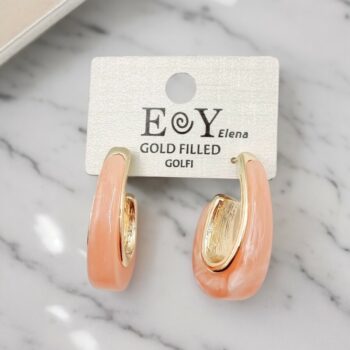 Mélange de 5 paires (Soit 2€ la Paire) : Boucles d'oreilles Acidulées en Cuivre - Couleurs Mélangées – Image 8