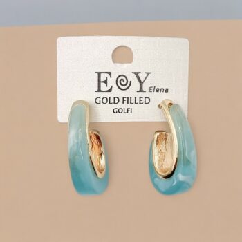 Mélange de 5 paires (Soit 2€ la Paire) : Boucles d'oreilles Acidulées en Cuivre - Couleurs Mélangées – Image 7