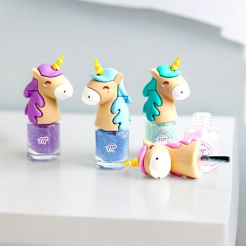 Présentoir de 24 (1,29€ pièce) : Vernis à Ongles "MAGIC UNICORN" – Paillettes dans Quatre Teintes – Image 2