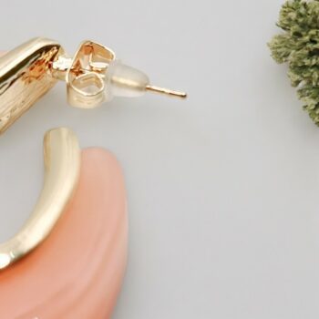 Mélange de 5 paires (Soit 2€ la Paire) : Boucles d'oreilles Acidulées en Cuivre - Couleurs Mélangées – Image 2