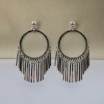 Lot de 5 paires (soit 2,40€ la paire) : Boucles d'oreilles argentées en métal et cuivre