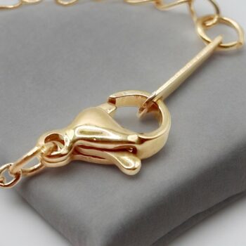Lot de 12 (1,90€ unité) : Bracelet Doré Avec Pendentif - Acier Inoxydable - Mélange de Couleurs – Image 4