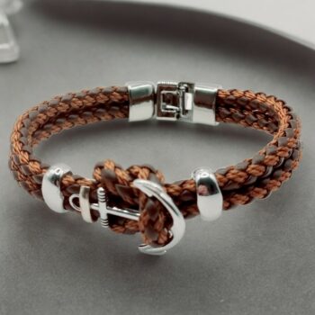 Mélange de 30 (2,60€ unité) : Bracelet Homme Ancre - Qualité Prémium - Bon mélange de modèle – Image 16