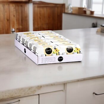 Lot de 12 X 2 (soit 1€ les 2 Pots) Coffret de 2 Déodorisants en Gel - Vanille – Image 2