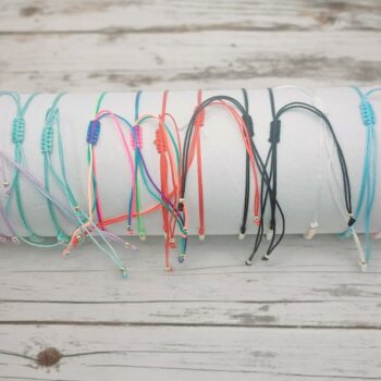 Présentoir de 24 (soit 0,85€ unité) : Bracelets "Etoile Polaire Celtique & Perles Colorées" – Image 3