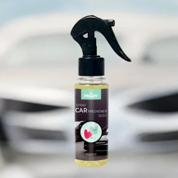 Lot de 12 (soit 1,60€ pièce) : Spray d'Ambiance Parfumé Voiture 100ml - BEBE - Prady – Image 2