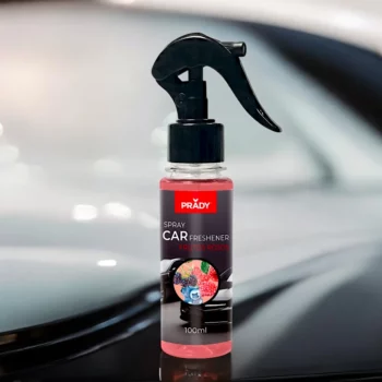 Lot de 12 (soit 1,60€ pièce) : Spray d'Ambiance Parfumé Voiture 100ml - FRUITS ROUGES - Prady – Image 2