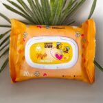 Lot de 10 (1,10€ Pièce) : Lingettes Setablu Baby Travel au Miel et Camomille