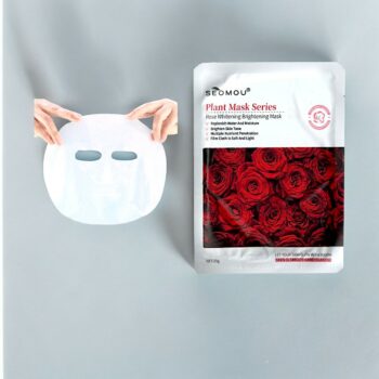 Lot de 24 (soit 0,75€ pièce) : Masque Visage à la Rose - Éclat et Hydratation Délicate – Image 2