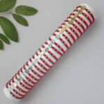 Présentoir de 24 (soit 0,85€ unité) : Bracelets rouges tressés "Différents Bijoux dorés/argentés" Acier inoxydable