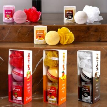Mélange de 12 (2,90€ Pièce) : Coffret Bain 3 Pièces de IDC Institute - Mélange de Parfum 🛁