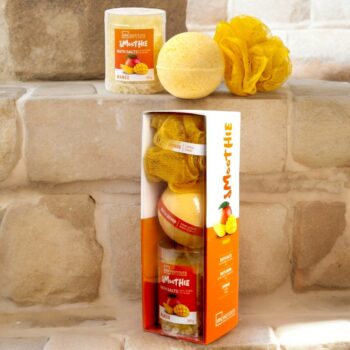 Lot de 3 (3,20€ Pièce) : Coffret Bain Mangue 3 Pièces de IDC Institute - Une Explosion de Saveurs Exotiques 🛁