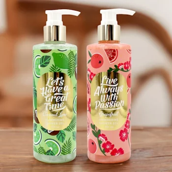 Lot de 2 (Soit 3,60€ pièce) : Gel douche COCONUT LIME & GRAPEFRUIT 300ml