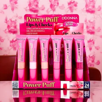 Présentoir de 24 (1,68€ pièce) : Blush Liquide "Power Puff" - D'Donna