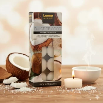 Paquets de 10 Bougies - Douceur Coco