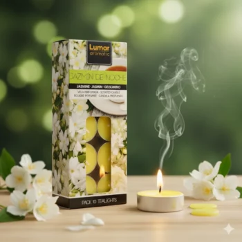 Lot de 10 Paquets de 10 Bougies (soit 1,20€ les 10) - Jasmin Des Nuits