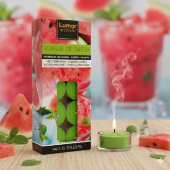 Lot de 10 Paquets de 10 Bougies (soit 1,20€ les 10) - Sorbet Pastèque