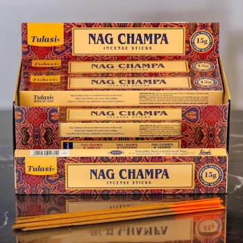 Carton de 12 Paquets de 12 Encens (soit 0,75€ le paquet) NAG CHAMPA - Tulasi