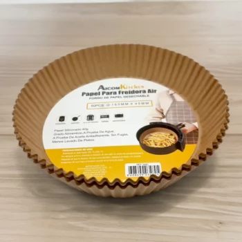 Lot de 6 Boites de 50 (1,60€ les 50) : Papier De Cuisson Siliconé Air fryer, four etc.... - 16cm x 4,5cm – Image 3