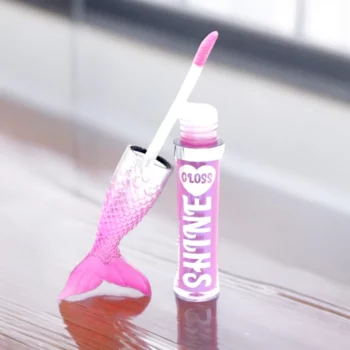 Présentoir de 24 (1,18€ pièce) : Gloss à Lèvres SHINE – Packaging en Forme de Queue de Sirène – Image 2