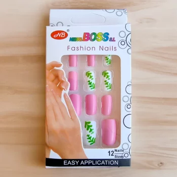 Lot de 12 paquets (Soit 0,95€ le paquet) de 12 Faux-Ongles carrés longs Auto-adhésifs – Image 2