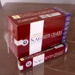 Carton de 12 Paquets de 12 Encens (soit 0,77€ le paquet) SEVEN CHAKRA - Vijayshree Golden Nag