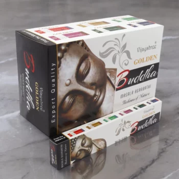 Carton de 12 Paquets de 12 Encens (soit 0,77€ le paquet) BUDDHA - Vijayshree Golden Nag