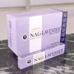 Carton de 12 Paquets de 12 Encens (soit 0,77€ le paquet) LAVANDE - Vijayshree Golden Nag