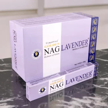 Carton de 12 Paquets de 12 Encens (soit 0,77€ le paquet) LAVANDE - Vijayshree Golden Nag