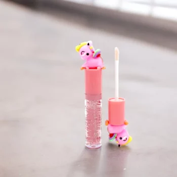 Présentoir de 24 (0,83€ pièce) : Gloss à Lèvres UNICORN – Packaging en Forme de Licorne – Image 2