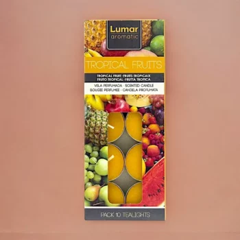 Lot de 10 Paquets de 10 Bougies (soit 1,20€ les 10) - Fruits Tropicaux – Image 3