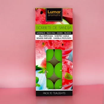 Lot de 10 Paquets de 10 Bougies (soit 1,20€ les 10) - Sorbet Pastèque – Image 2