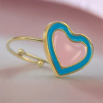 Coussin de 20 (1,85€ unité) : Mélange de bague ajustable dorée et rose – Image 4