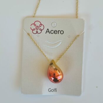 Lot de 12 (1,80€ unité) : Colliers Dorés Avec Pendentif Goutte Nacrée - Acier Inoxydable – Image 16
