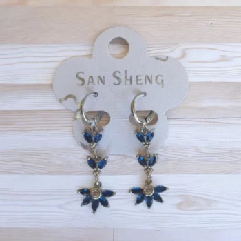 Lot de 10 paires (soit 1,60€ la paire) : Boucle d'oreille pendante Dorée & Argentée Différentes Tailles et Modèles – Image 8