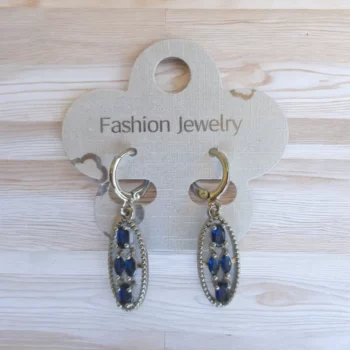 Lot de 10 paires (soit 1,60€ la paire) : Boucle d'oreille pendante Dorée & Argentée Différentes Tailles et Modèles – Image 12