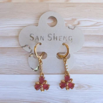 Lot de 10 paires (soit 1,60€ la paire) : Boucle d'oreille pendante Dorée & Argentée Différentes Tailles et Modèles – Image 7