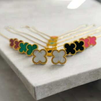 Lot de 12 paires (2€ la paire) : Parures de Bijoux Boucles D'oreilles + Collier - Acier inoxydable – Image 4