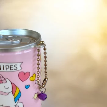 Lot de 12 (1,60€ Pièce) : Mini Canette de 30 Petites Lingettes - Licorne – Image 5