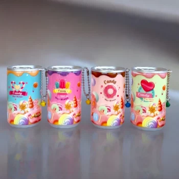 Lot de 12 (1,60€ Pièce) : Mini Canette de 30 Petites Lingettes - Bonbon