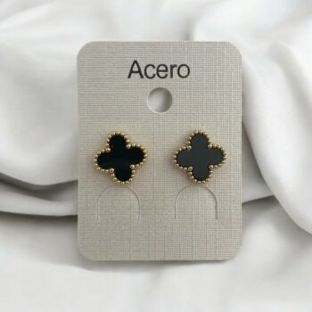 Lot de 6 paires (1,80€ la paire) : Boucle D'oreille Dorée et Argentée Trèfle – Image 6