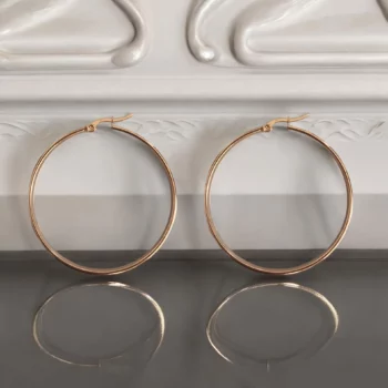 Lot de 10 paires (soit 1,15€ la paire) : Boucle d'oreille Dorée Différentes Tailles et Modèles – Image 7