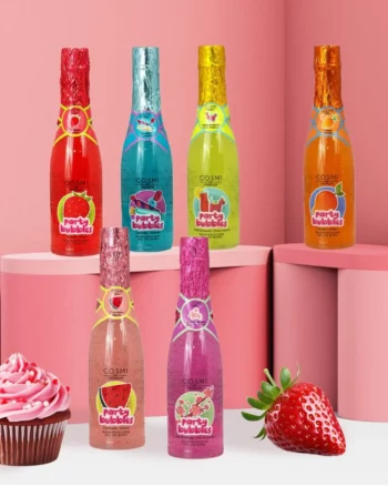 Lot de 6 (soit 1,50€ pièce) : Gel Mousse de Bain Champagne Parfum ROSE - Cosmi Premium – Image 3