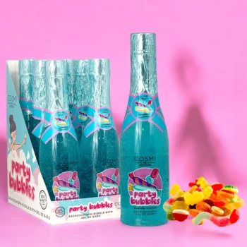 Lot de 6 (soit 2,22€ pièce) : Gel Mousse de Bain Champagne Parfum BOMBON - Cosmi Premium