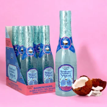 Lot de 6 (soit 2,22€ pièce) : Gel Mousse de Bain Champagne Parfum COCO - Cosmi Premium