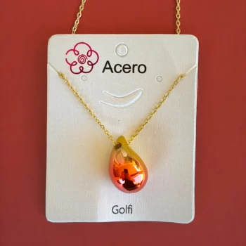 Lot de 12 (1,80€ unité) : Colliers Dorés Avec Pendentif Goutte Nacrée - Acier Inoxydable – Image 18